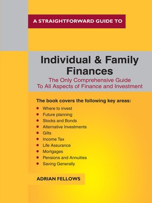 cover image of A Straightforward Guide to Individual and Family Finances
